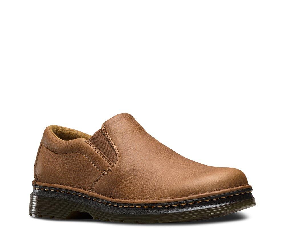 Boyle Men's Grizzly Leather Slip On Shoes Dr. Martens