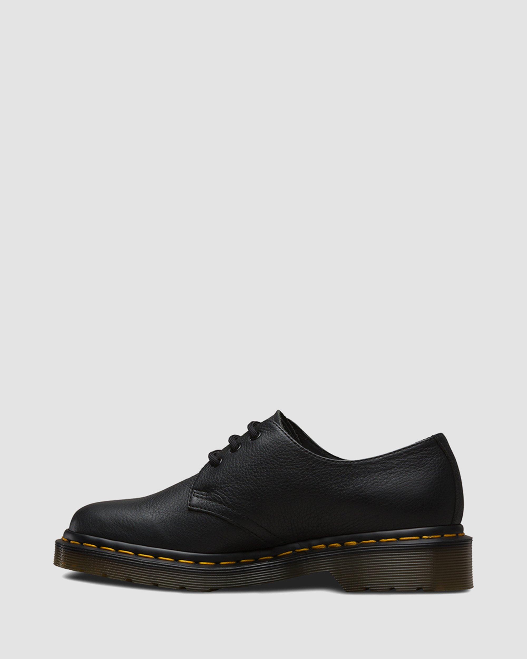 1461 Virginia Leather Shoes in Black