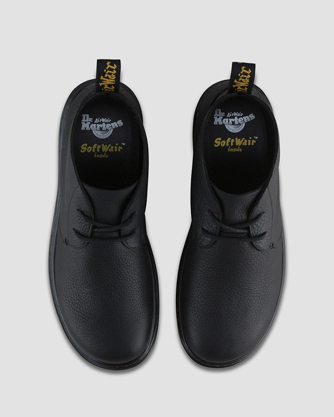 Dr. Martens Black Leather Ember Chukka Grizzly in Black, Sz 10 20894001.81.jpg?$medium$ main image 2