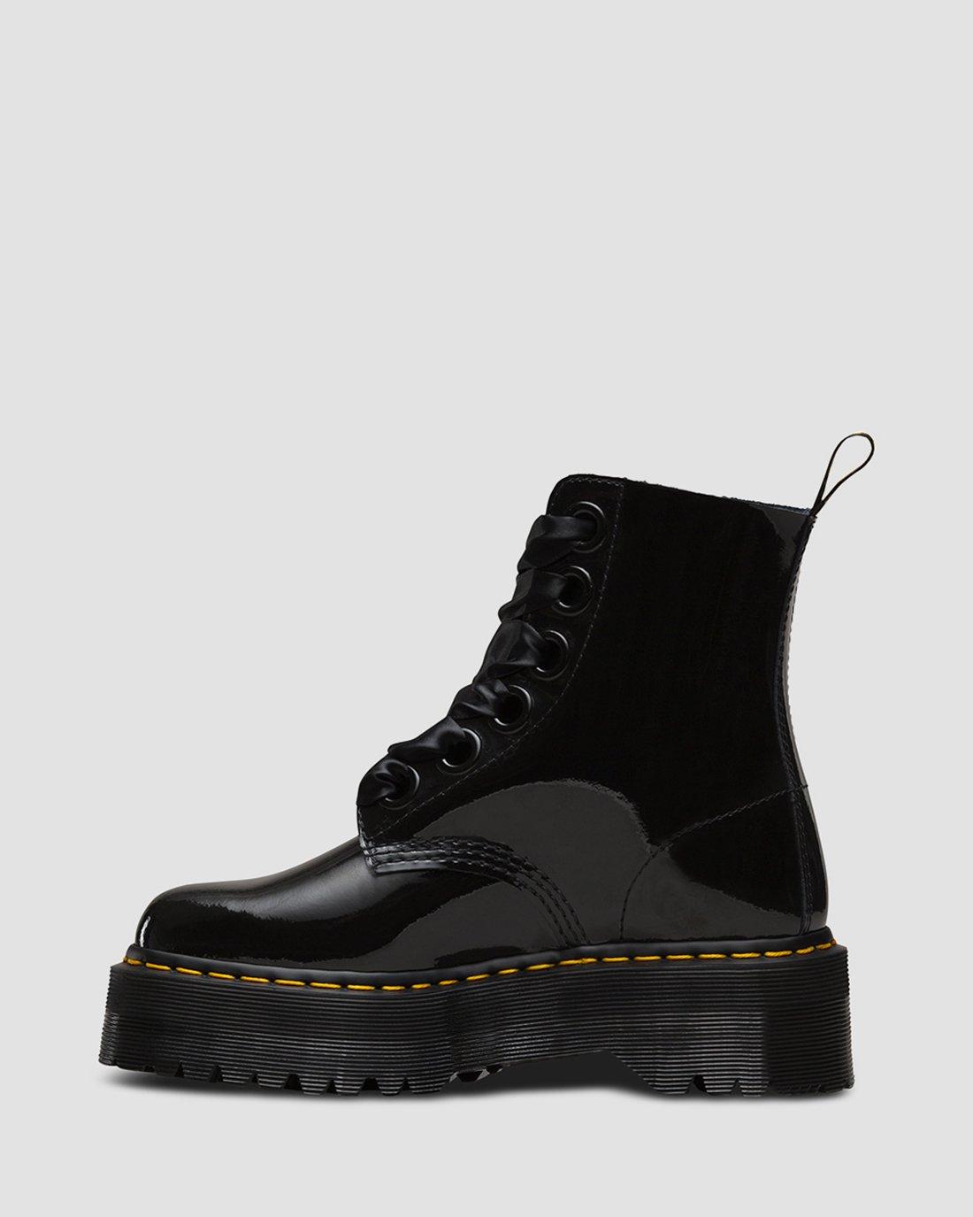 MOLLY PATENT in BLACK | Dr. Martens™
