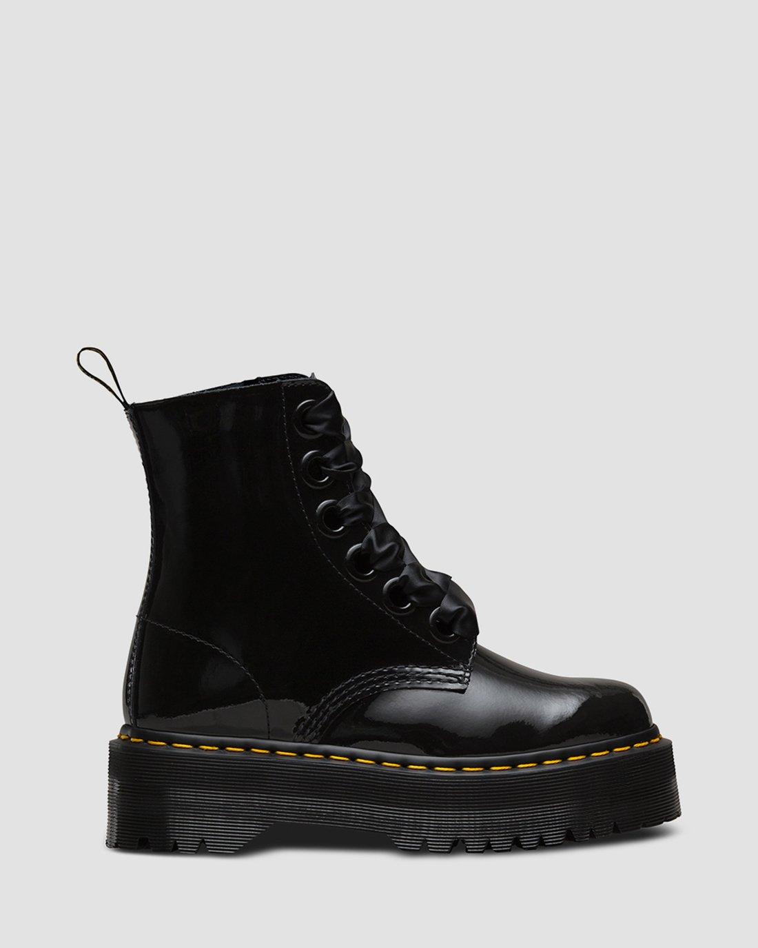 MOLLY PATENT in BLACK | Dr. Martens™