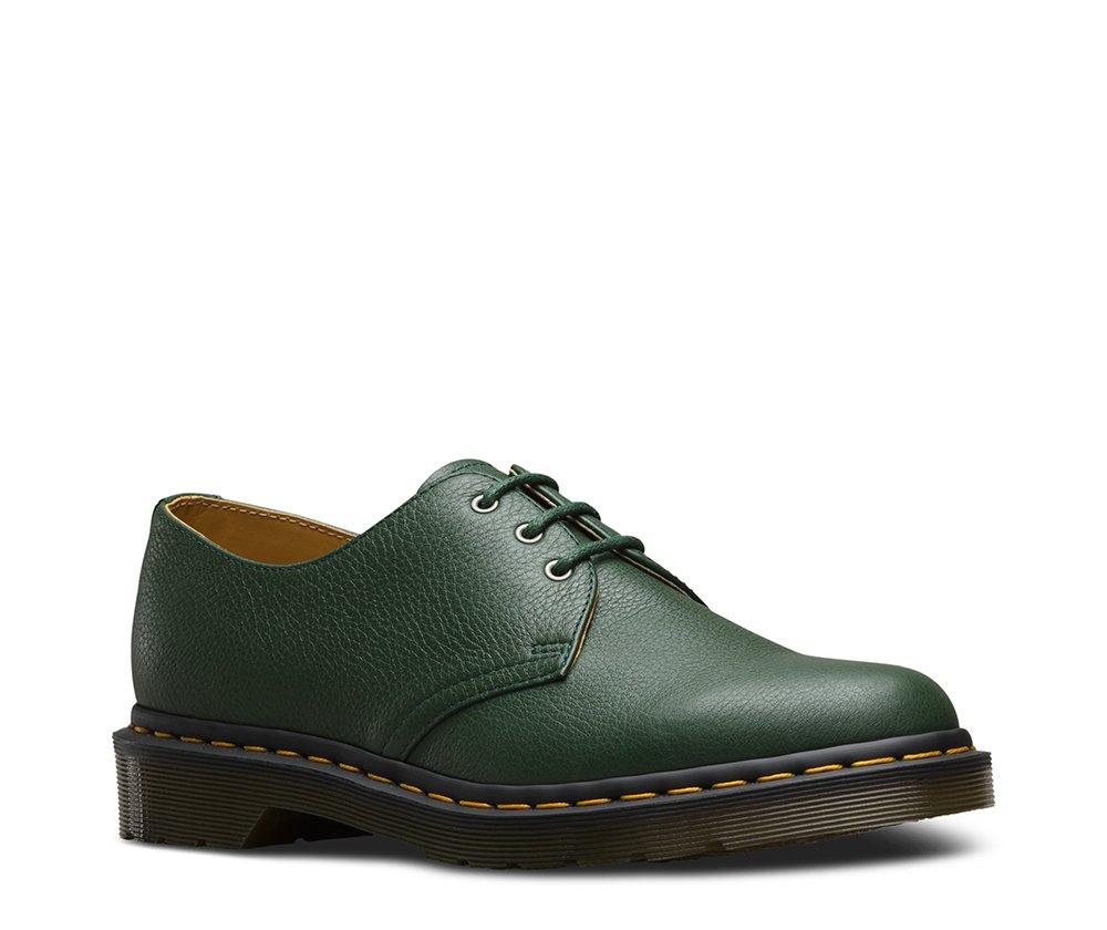 1461 Hug Me Leather in Green | Dr. Martens