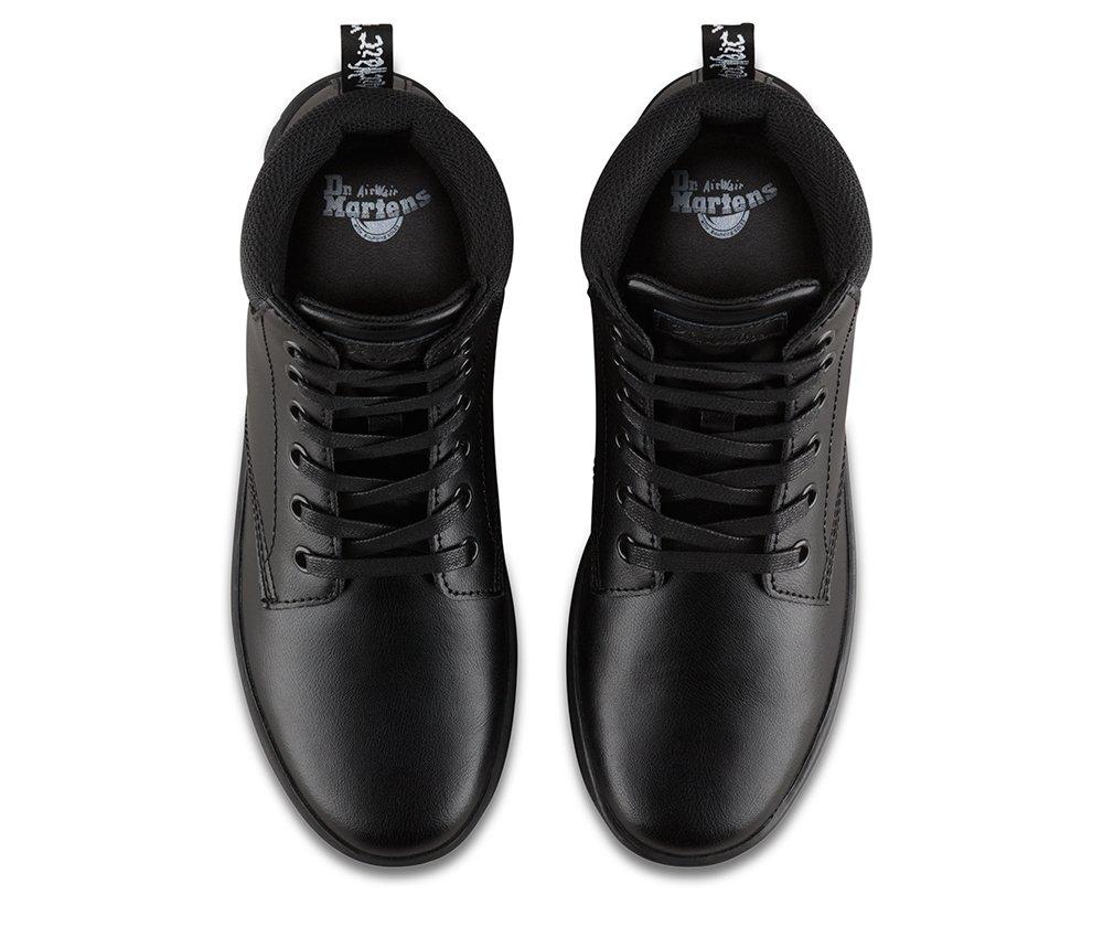 Dr.Martens Maelly—Padded Collar Black Leather Canvas Ankle Boots Size Womens 5US Dr.Martens Maelly—Padded Collar Black Leather Canvas Ankle  main image 4