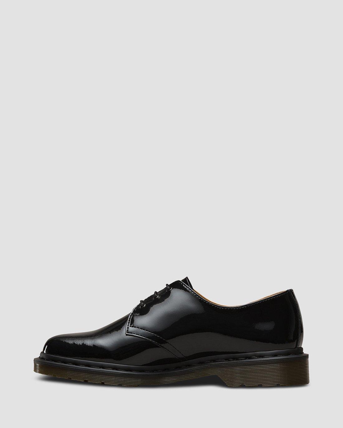 1461 Beams Patent Shoes in Black | Dr. Martens