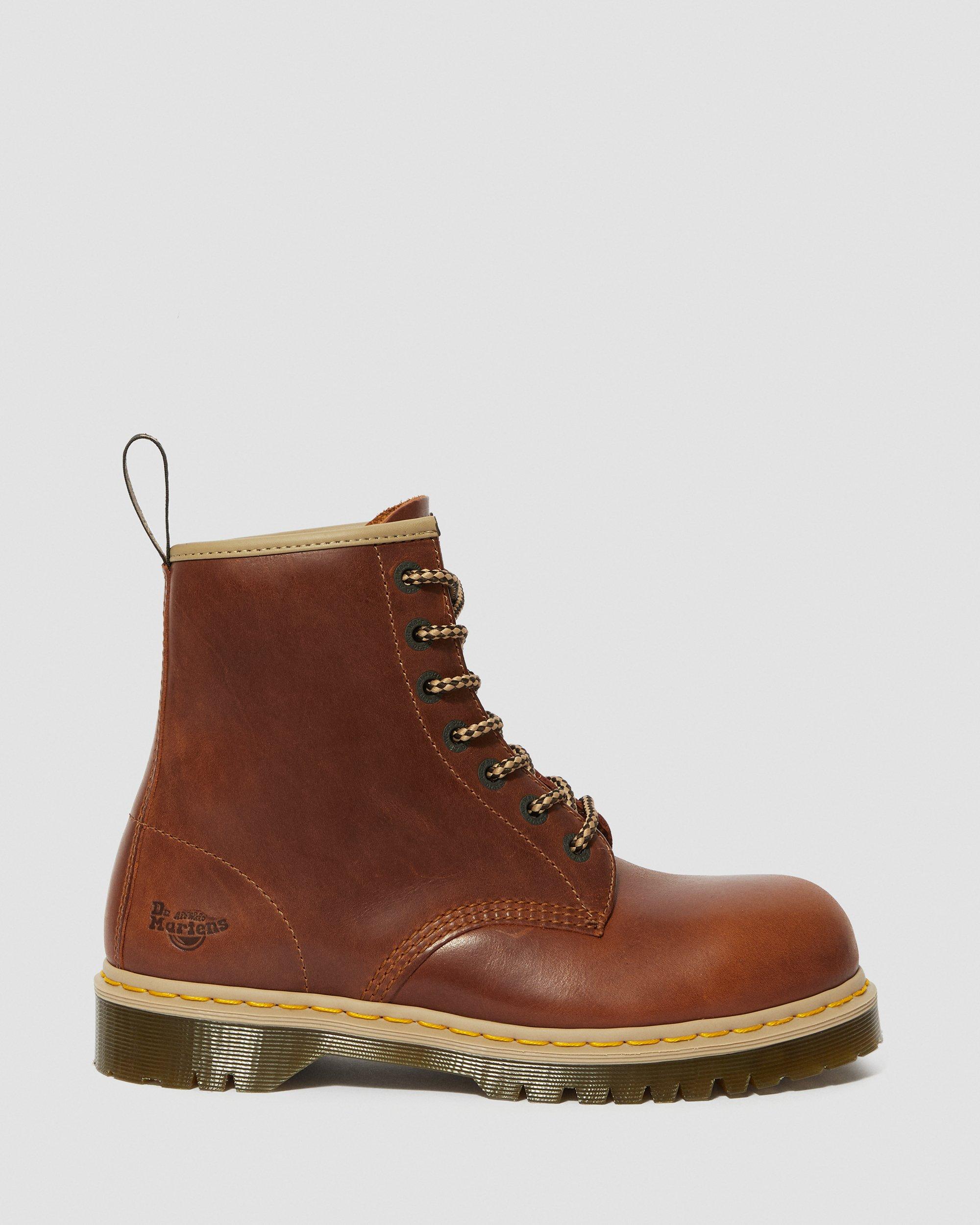Icon 7B10 Steel Toe Work Boots in TAN | Dr. Martens™