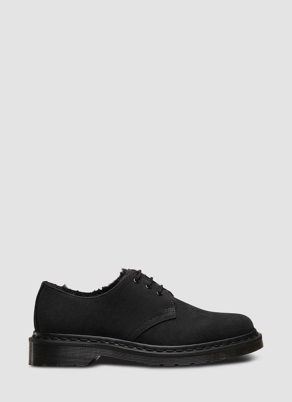 1461 MONO FUR LINED in BLACK | Dr. Martens™