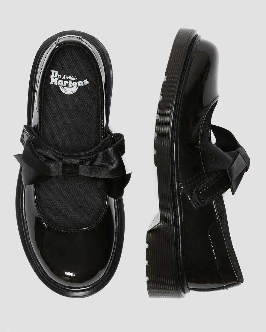 Junior Maccy II Patent Leather Mary Jane Shoes BlackJUNIOR MACCY II PATENT Dr. Martens