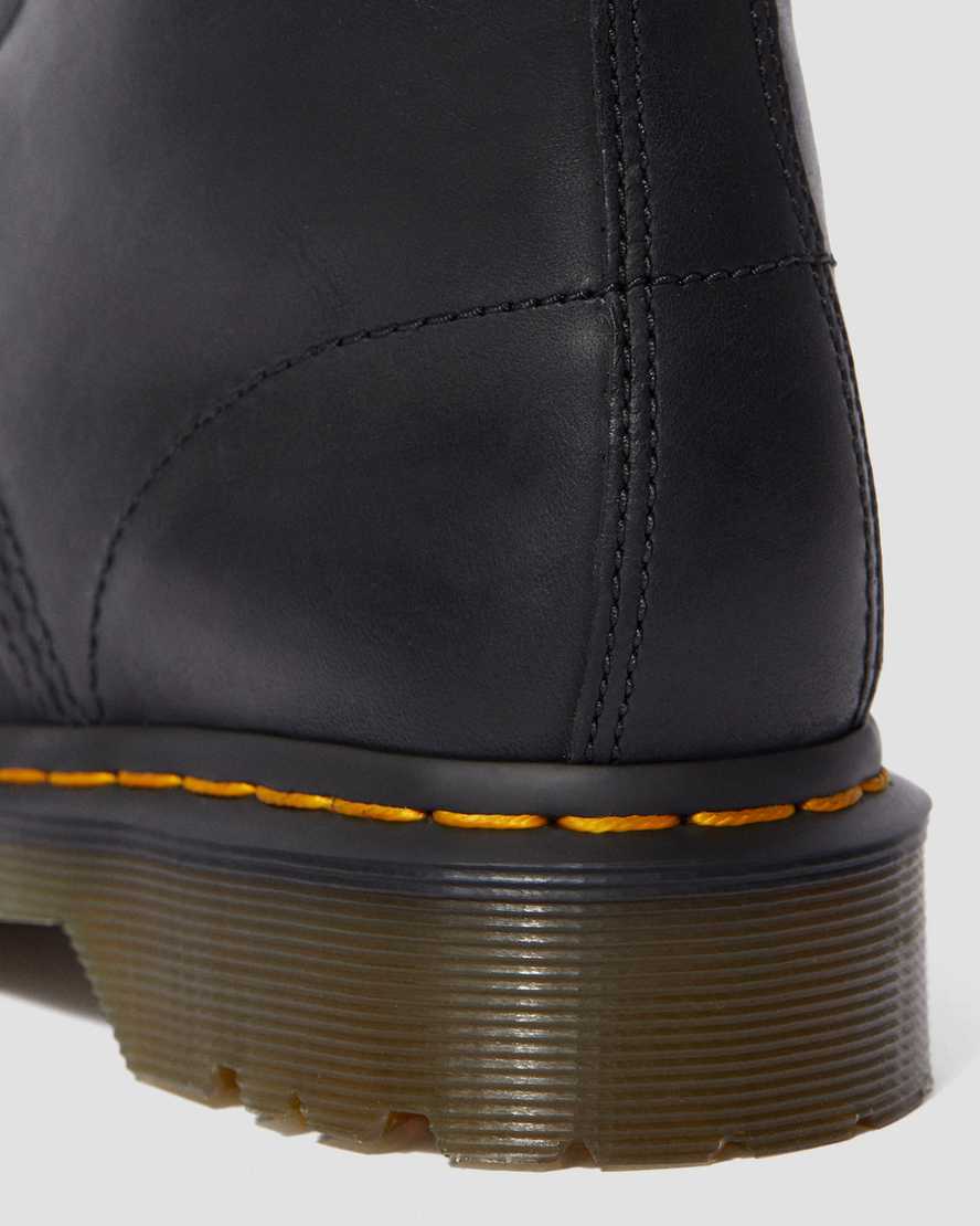 1460 Serena Faux Fur Lined Black Ankle Boots1460 SERENA IMITATIEBONT GEVOERDE ENKELLAARZEN Dr. Martens