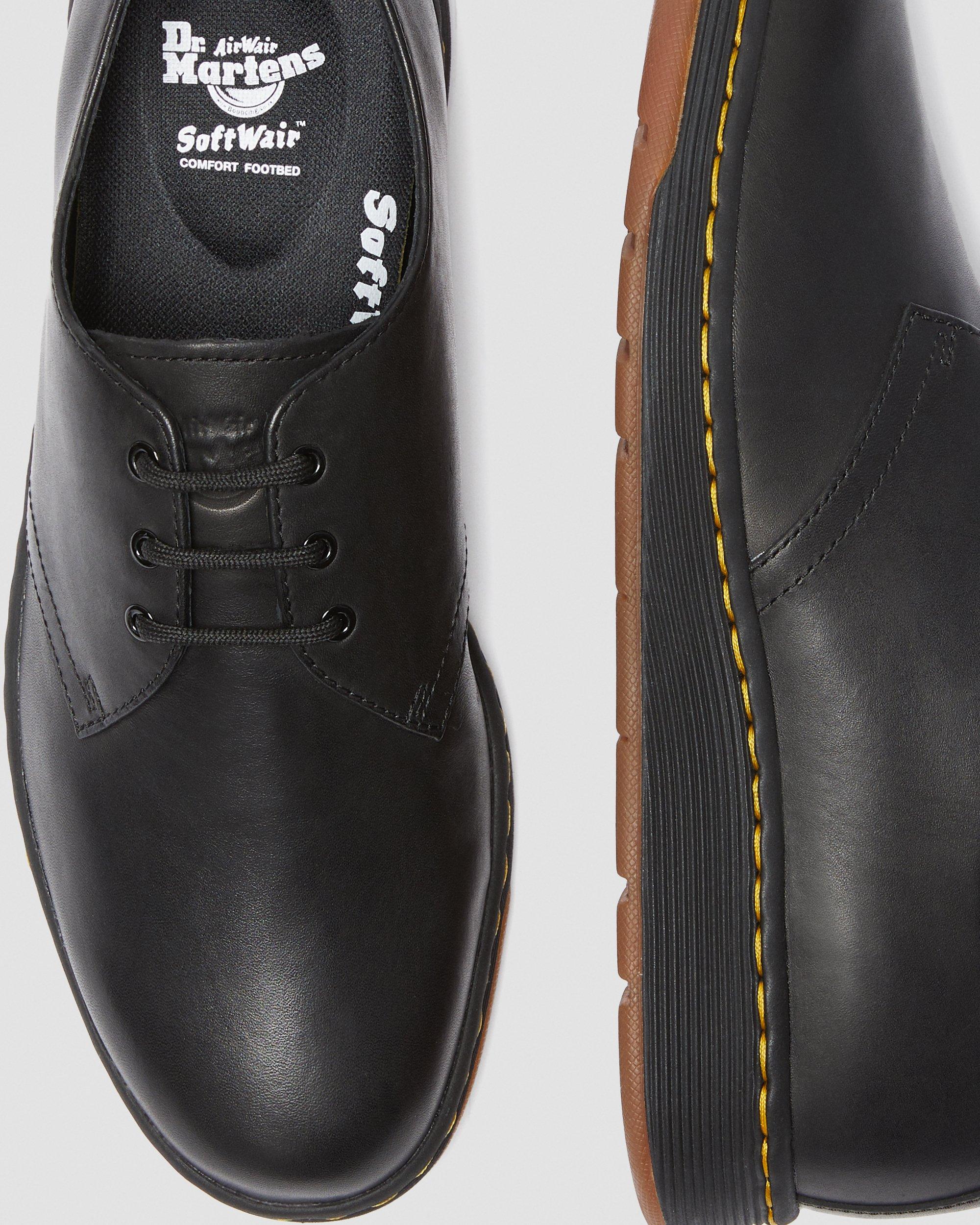 1461 Cavendish Leather DM's Lite Shoes in BLACK | Dr. Martens™