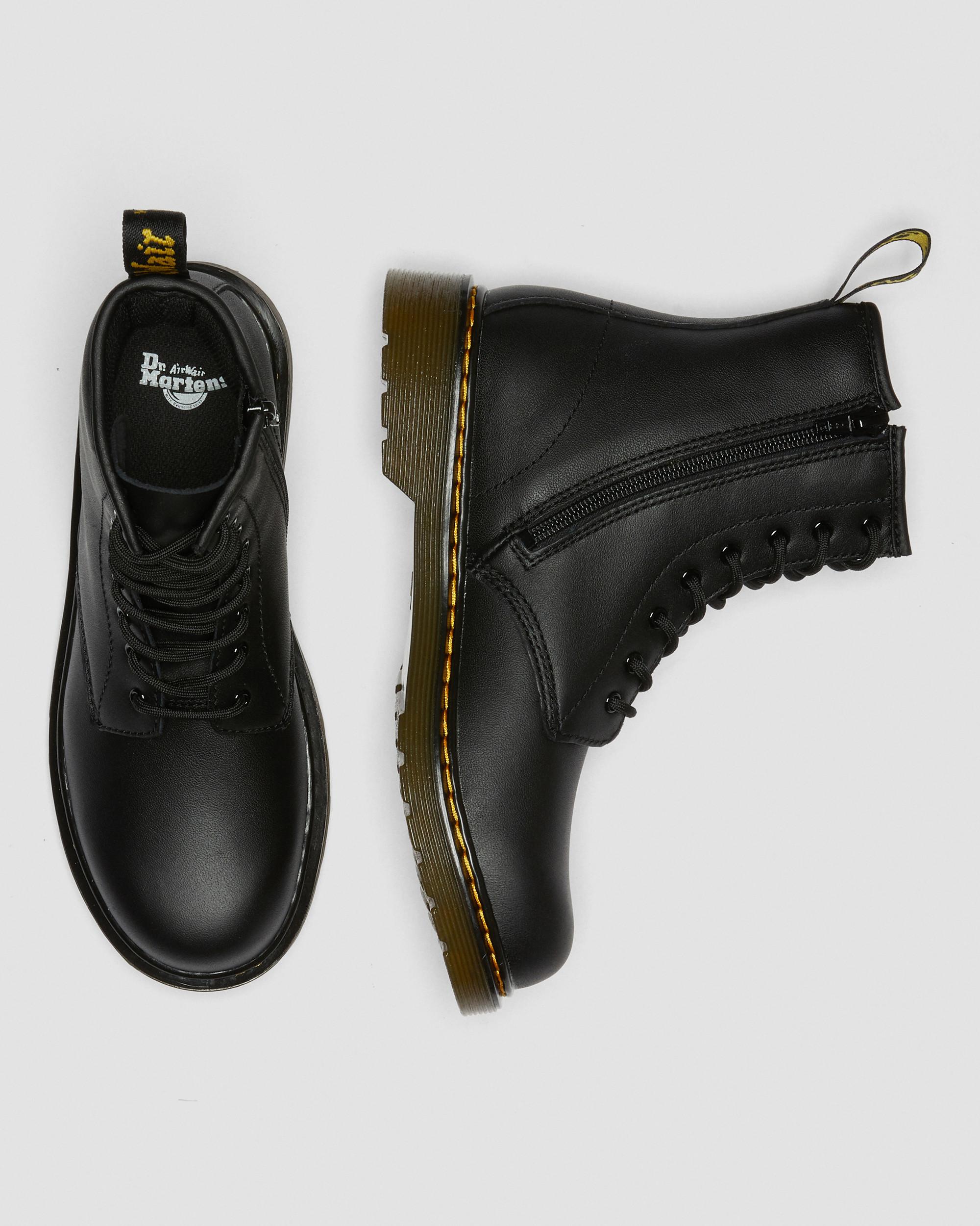 in Boots Up Dr. Softy Martens Lace Youth Leather T Black 1460 |