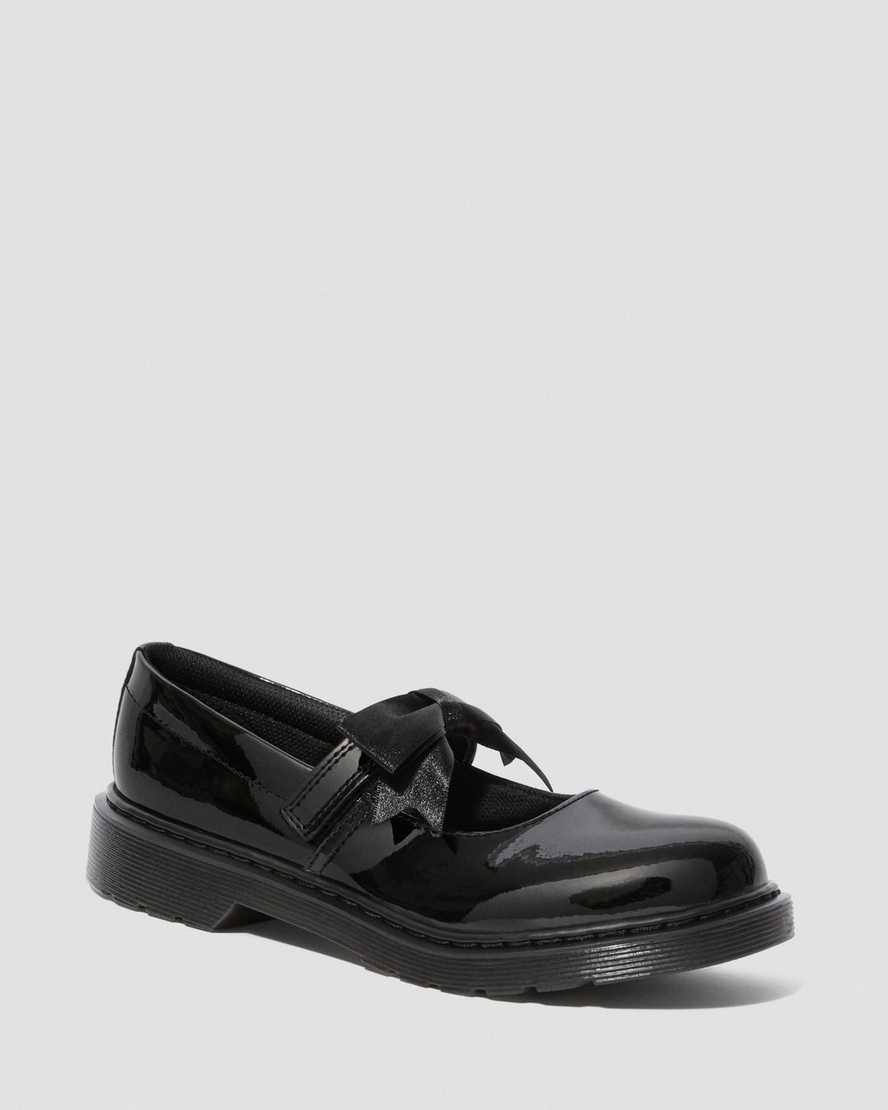 MACCY II YOUTH PATENT LEATHER MARY JANES Dr. Martens