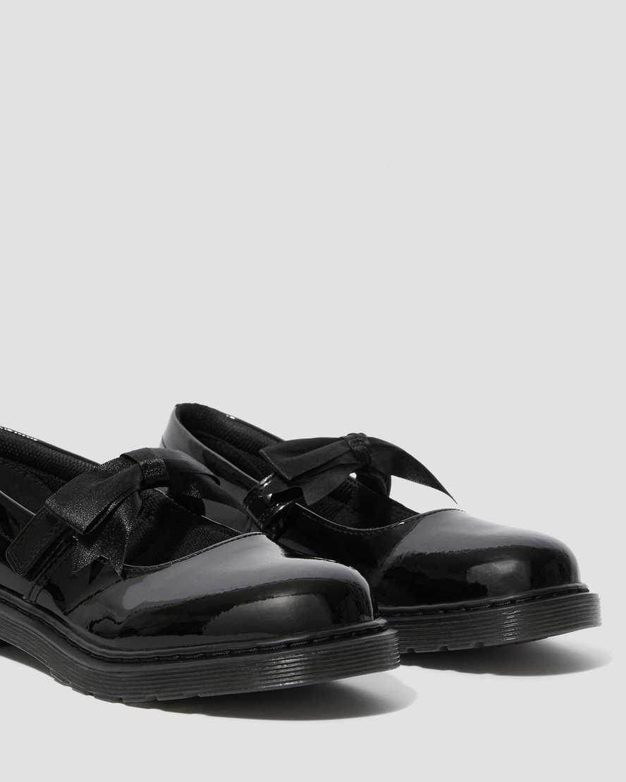 MACCY II YOUTH PATENT LEATHER MARY JANES Dr. Martens