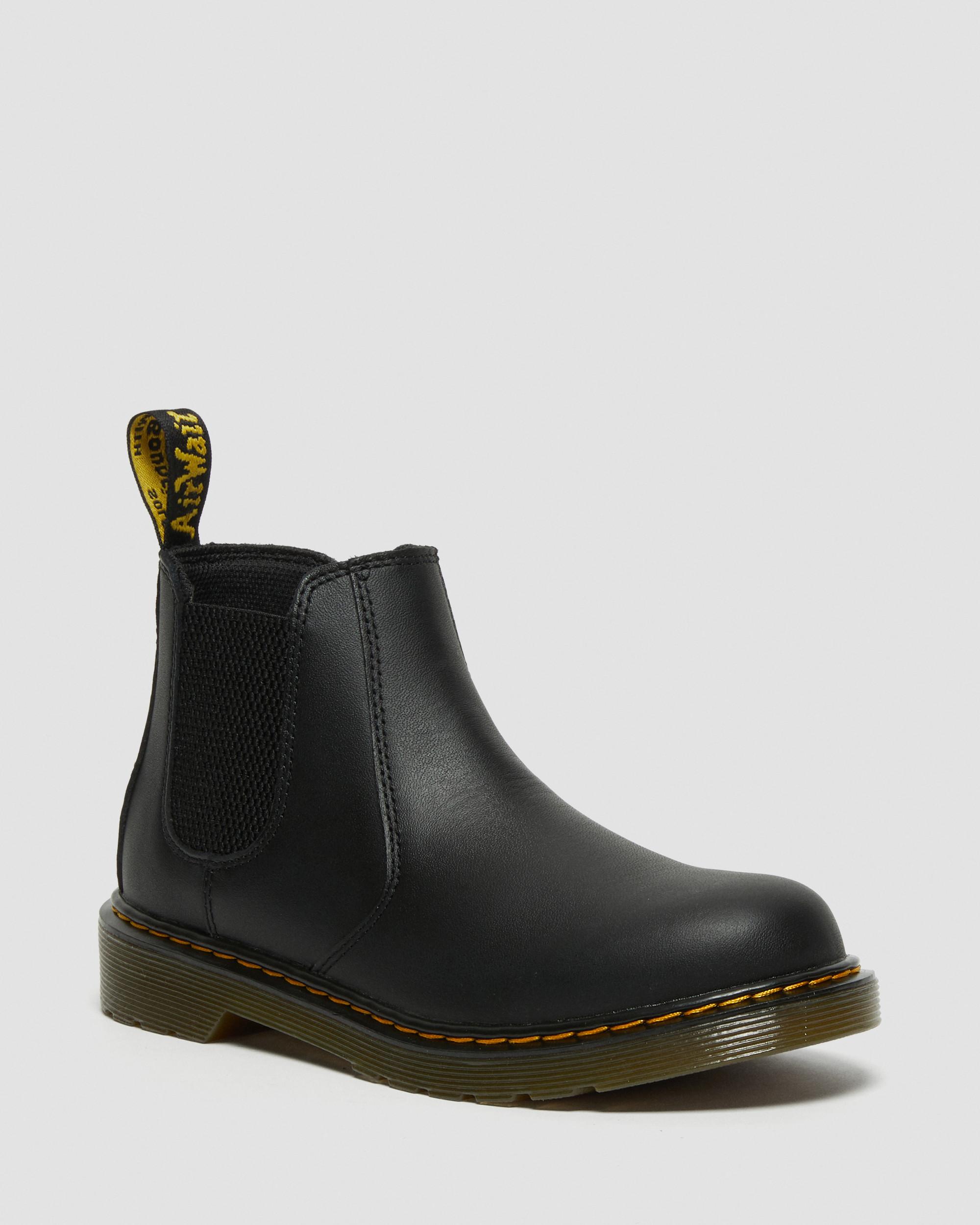 Youth 2976 Softy T Leather Chelsea Boots, Black | Dr. Martens