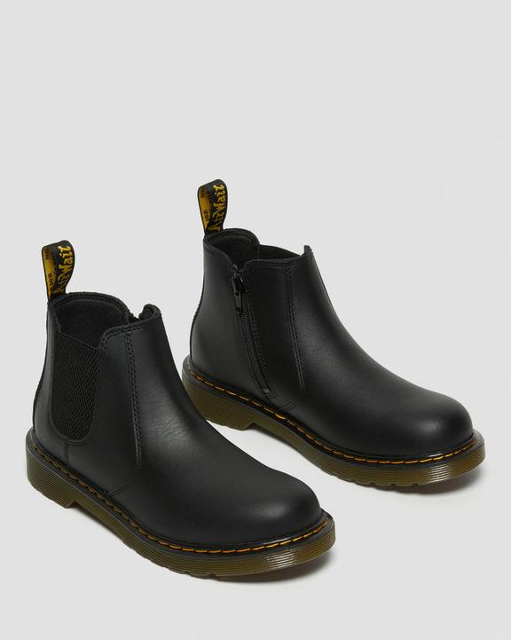 Youth 2976 Softy T Leather Chelsea Boots in Black | Dr. Martens Youth 2976 Softy T Leather Chelsea Boots in Black | Dr. Martens