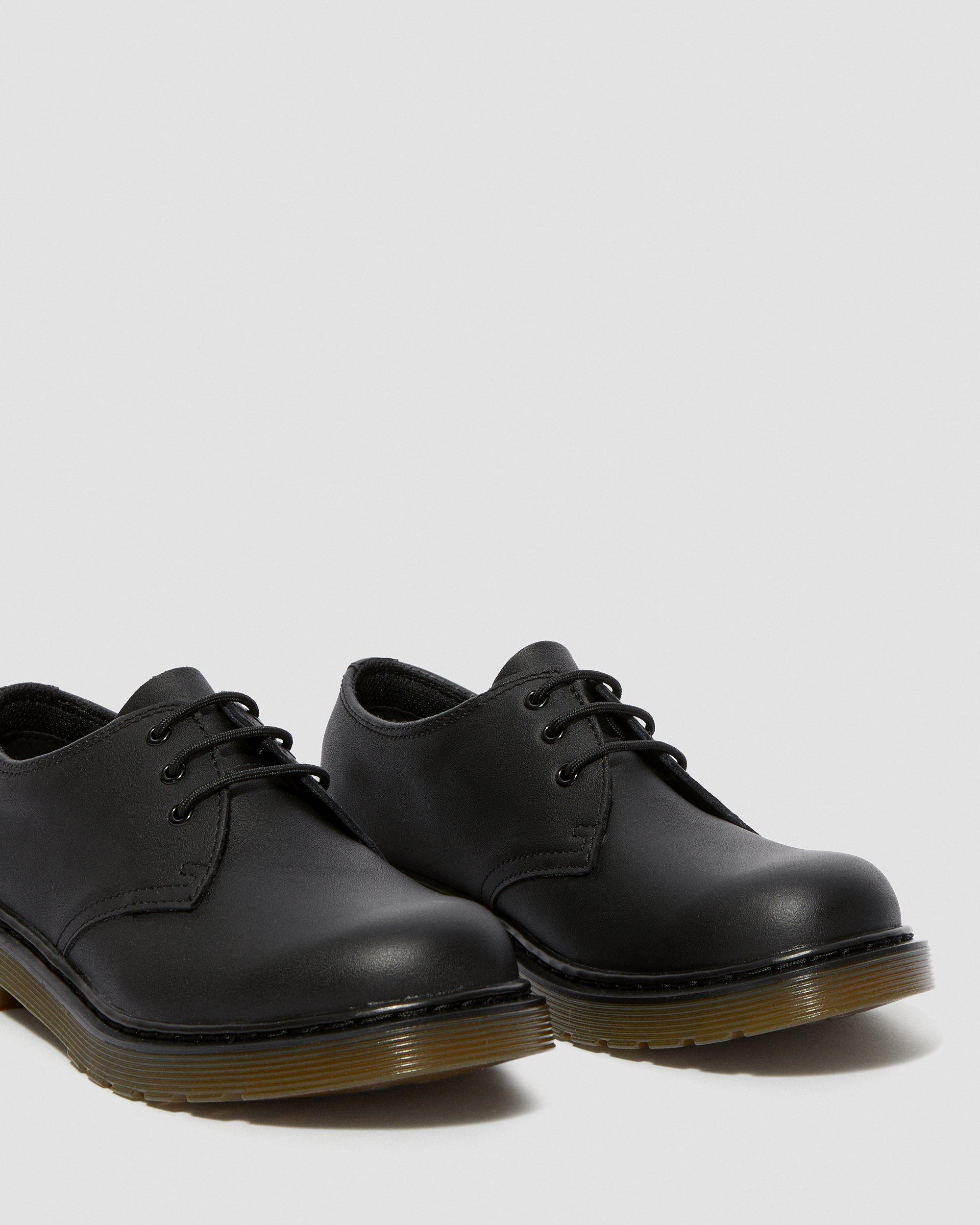 Youth 1461 Leather Oxford Shoes in BLACK | Dr. Martens™