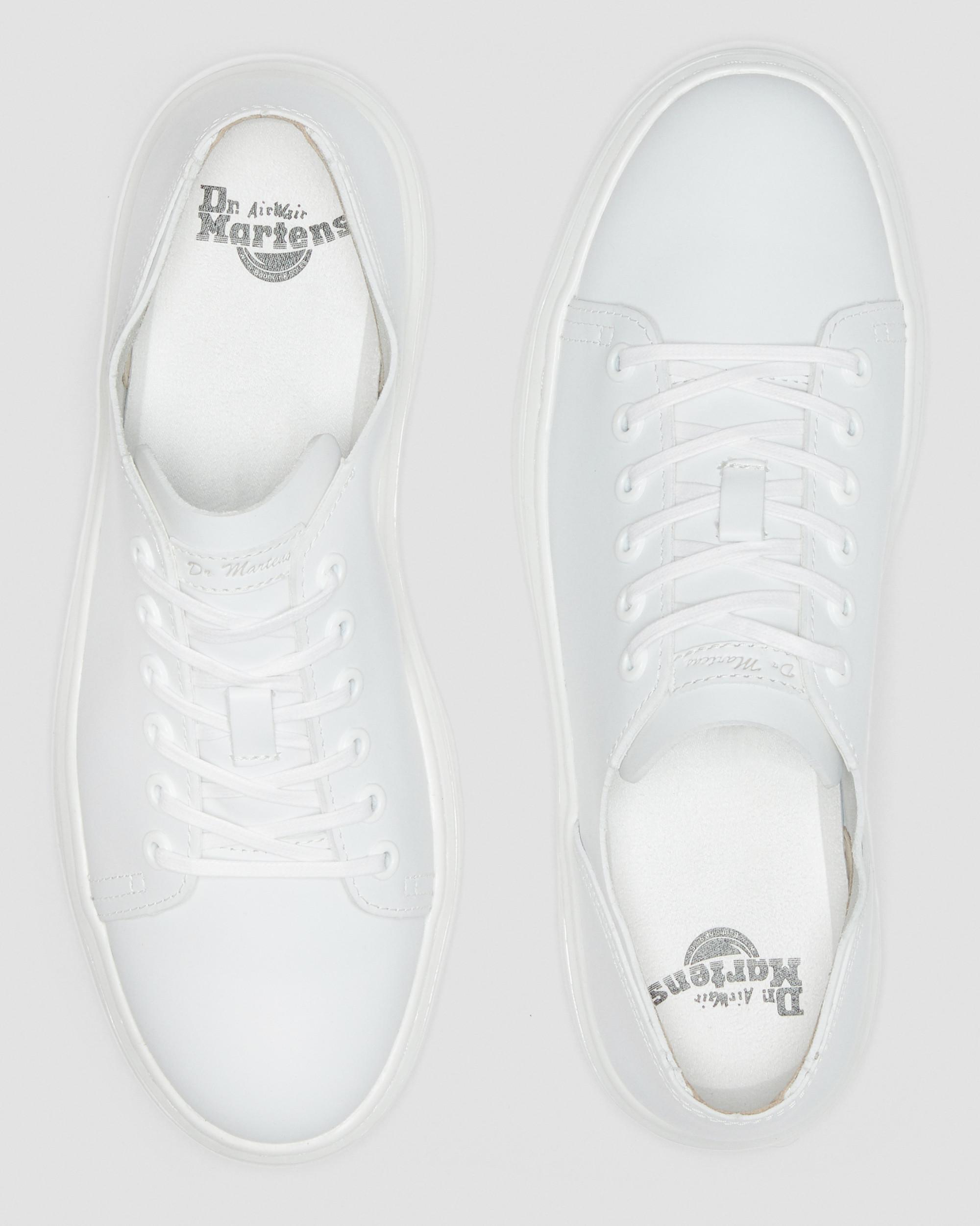 Dante Venice Leather Casual Shoes in White | Dr. Martens