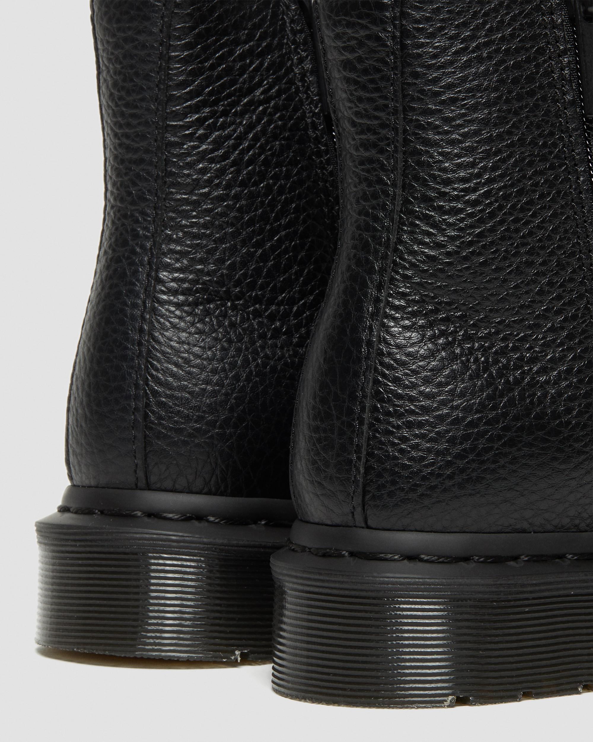 Chelsea boots 2976 en cuir à fermetures zippées in Noir
