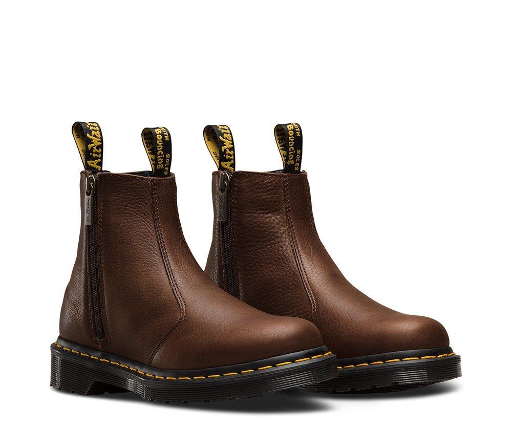 2976 W ZIPS in Dark Brown Dr. Martens