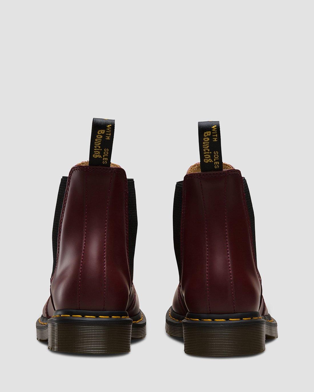 2976 Yellow Stitch Smooth Leather Chelsea Boots