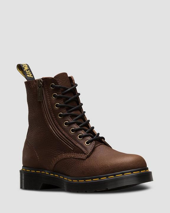 1460 Pascal w/zip in Dark Brown | Dr. Martens 1460 Pascal w/zip in Dark Brown | Dr. Martens