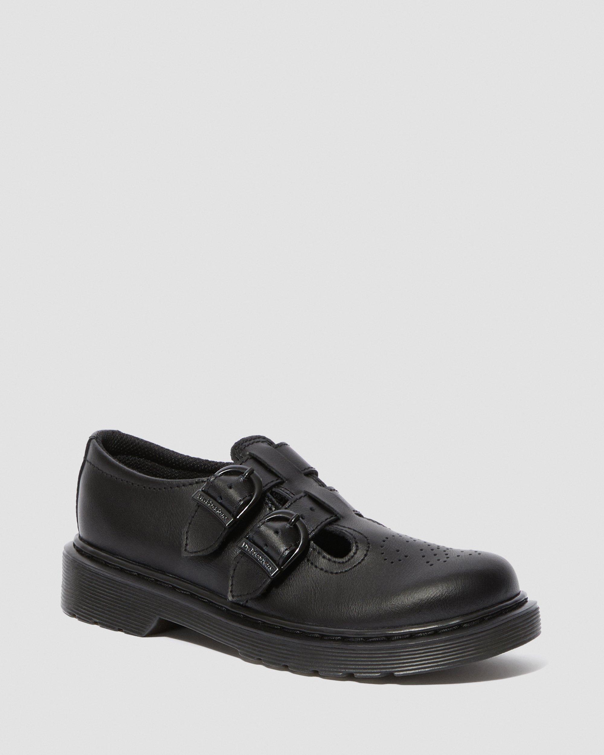 Junior 8065 Leather Mary Jane Shoes in BLACK | Dr. Martens™