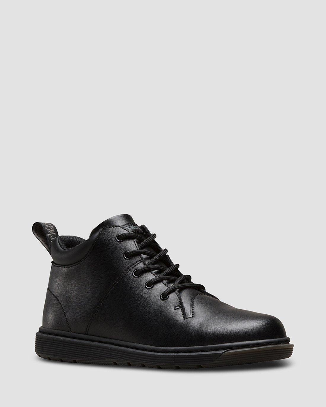 YOUTH PARKER LEATHER in Black