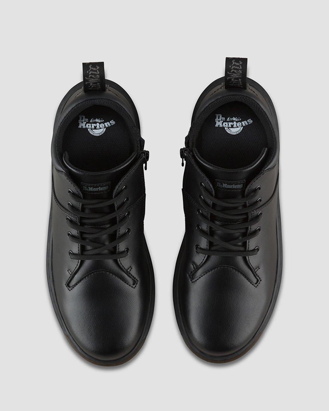 YOUTH PARKER LEATHER in Black