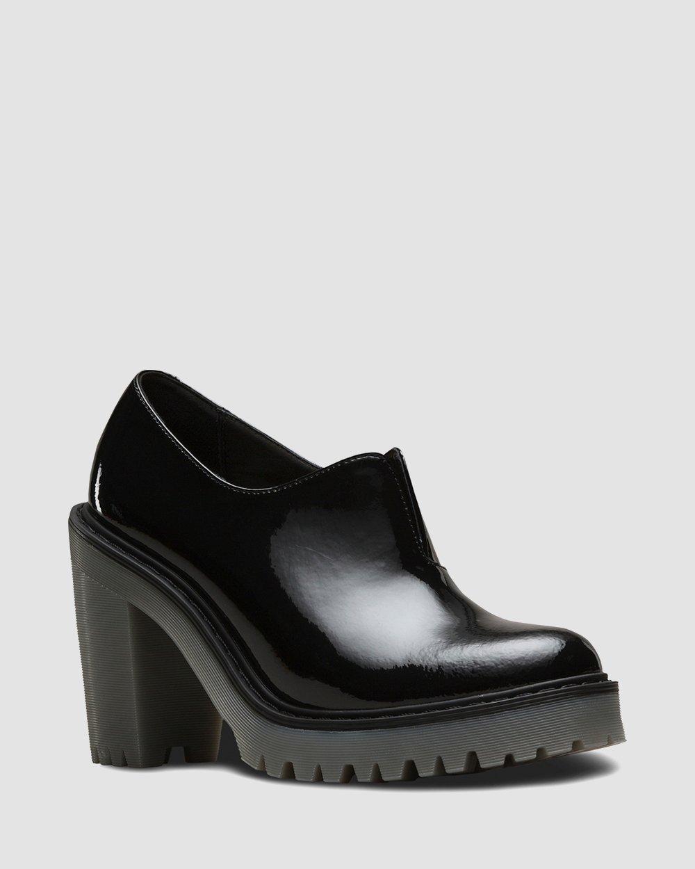 Dr.martens ドクターマーチン CORDELIA 25cm 厚底ブーツ Cordelia Patent in BLACK | Dr. Martens™