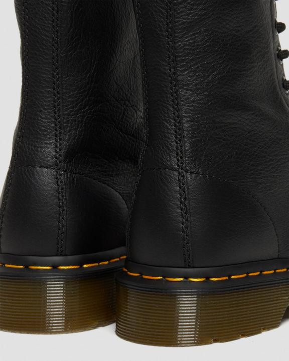 1490 Virginia Leather Mid Calf Boots in Black | Dr. Martens 1490 Virginia Leather Mid Calf Boots in Black | Dr. Martens