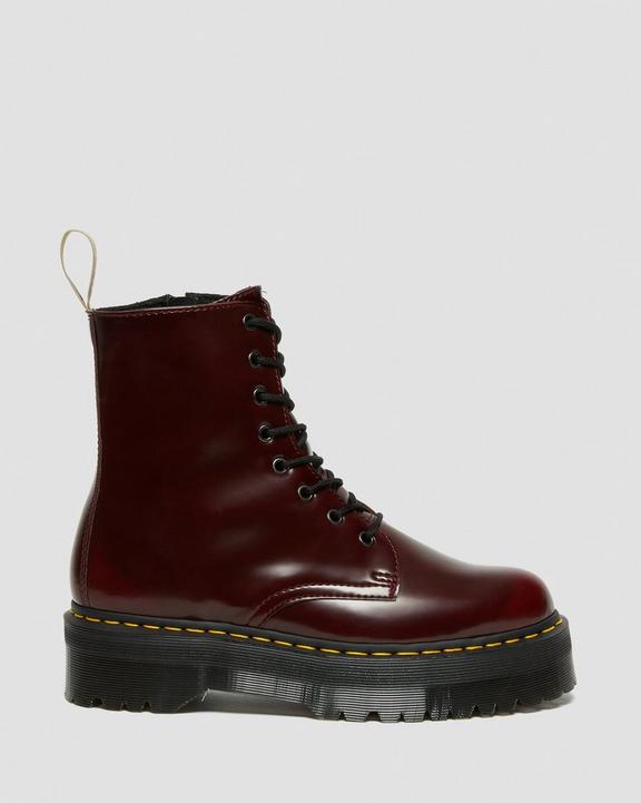 Vegan Jadon II Platform Boots in Cherry Red | Dr. Martens Vegan Jadon II Platform Boots in Cherry Red | Dr. Martens