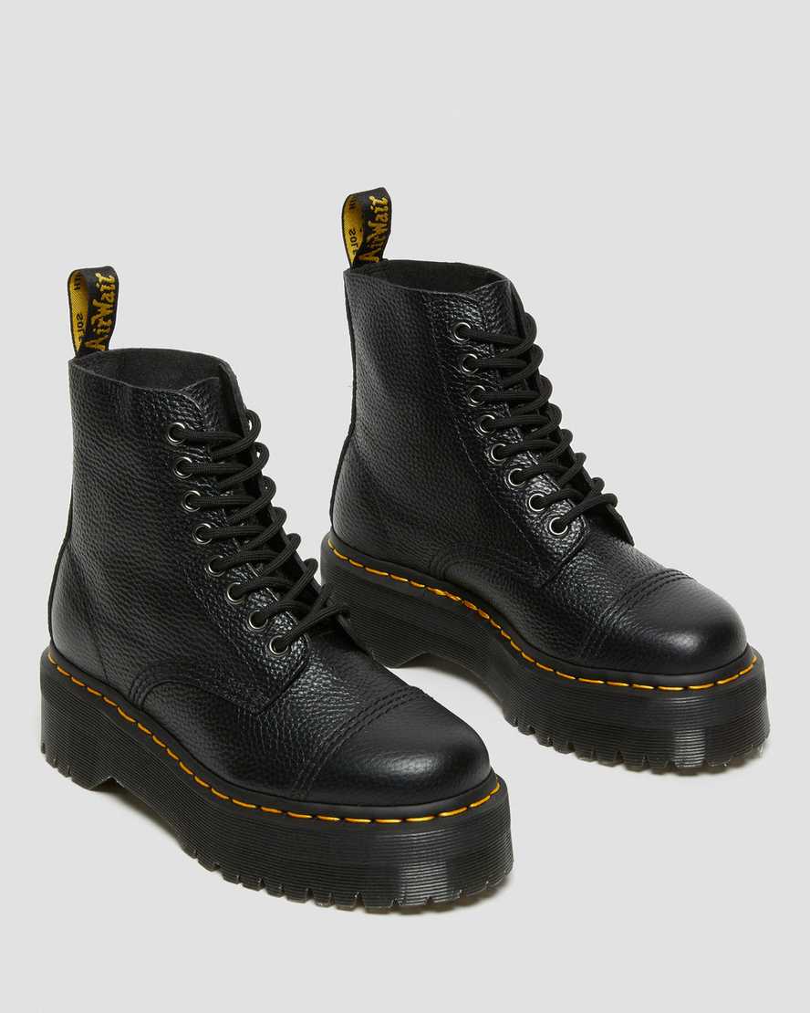 Sinclair Women's Leather Platform BootsSinclair Milled Nappa Leather Platform Boots Dr. Martens