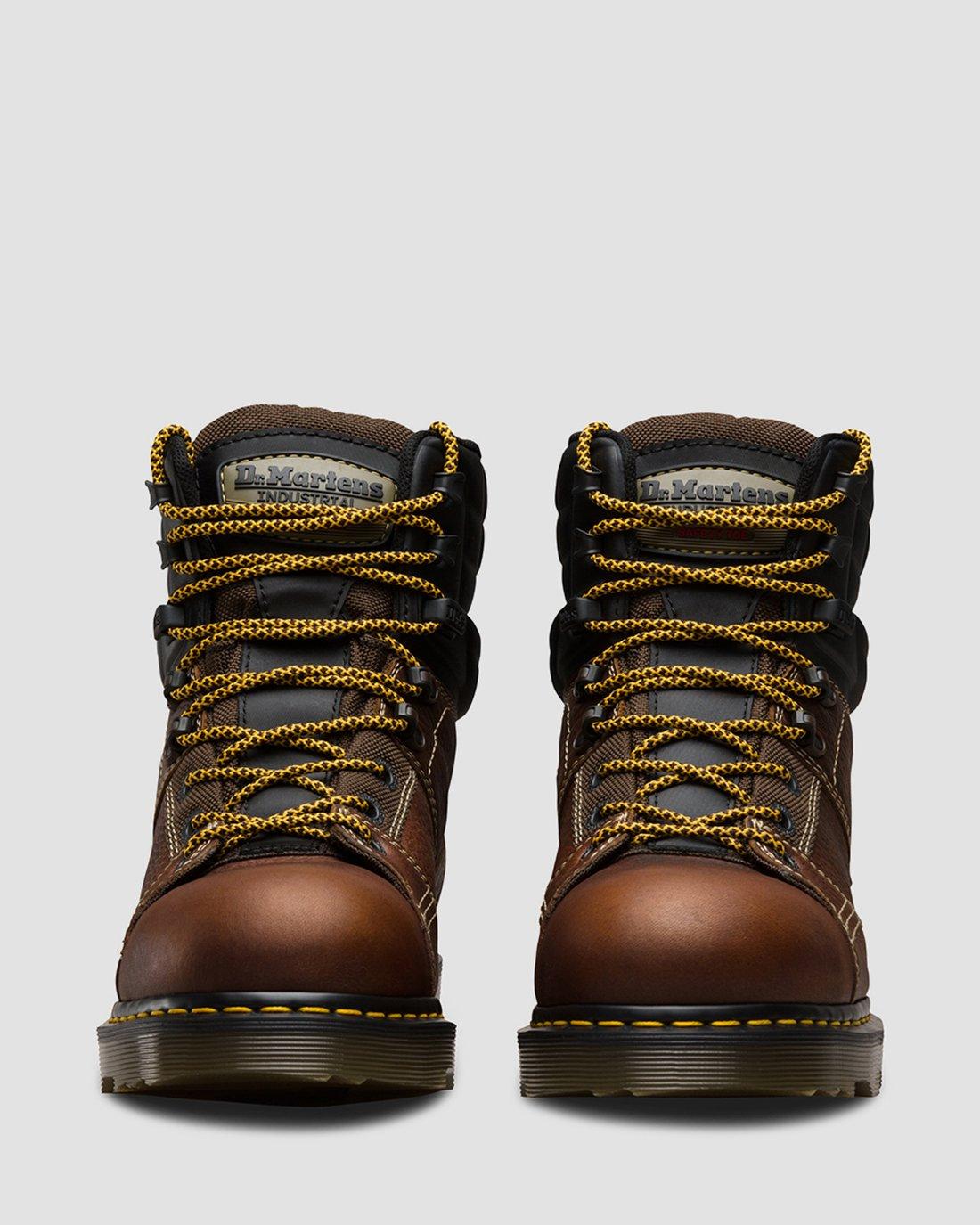 Camber Steel Toe in TEAK+BLACK | Dr. Martens™