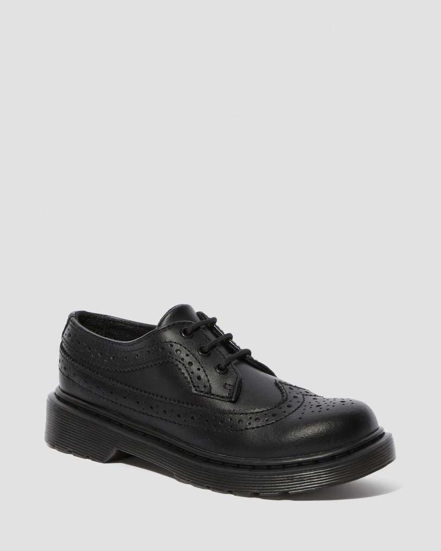Zapatos blucher 3989 Junior de piel calada Dr. Martens