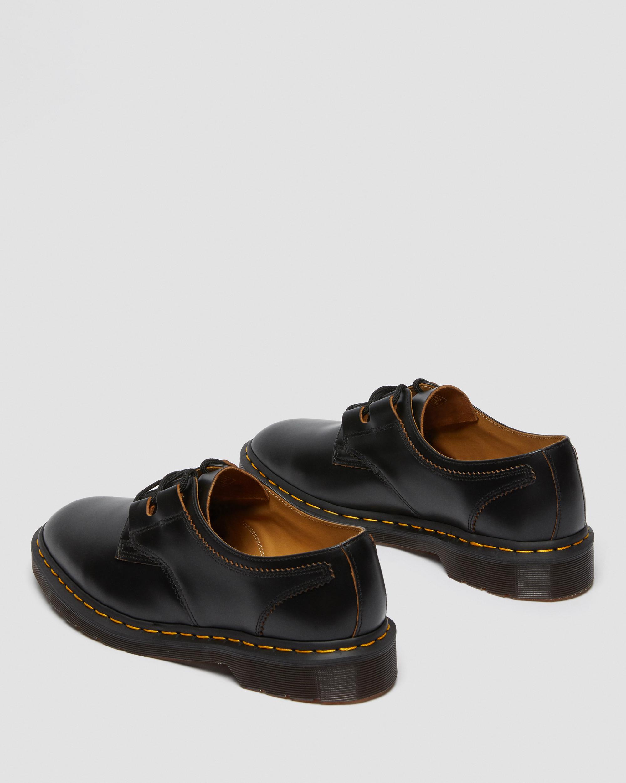 1461 Ghillie Leather Oxford Shoes in Black