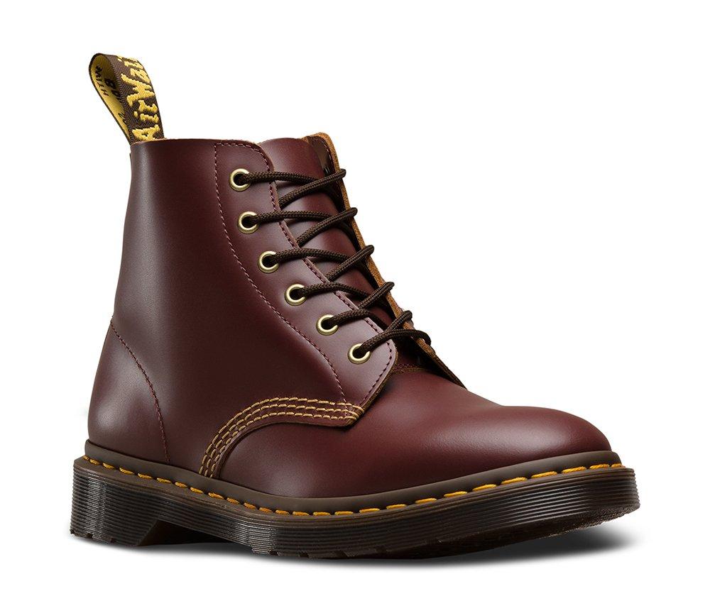 DR MARTENS 101 Vintage Smooth Leather Ankle Boots