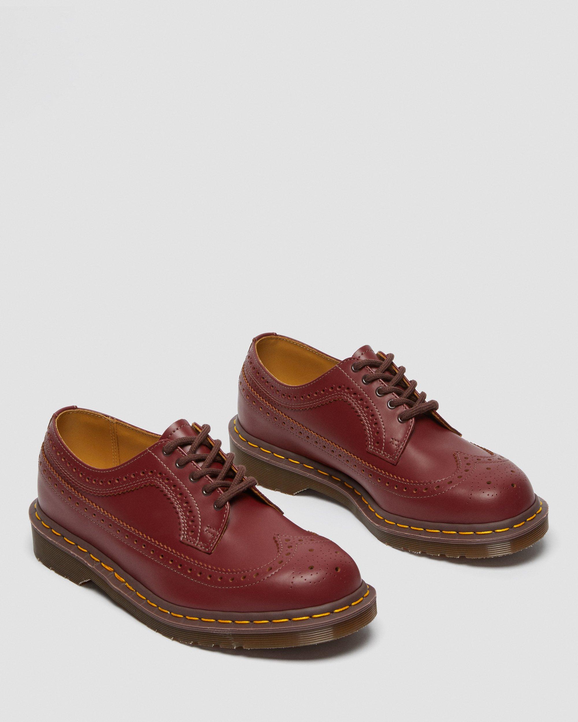 Vintage 3989 Brogue-sko i Quilon-læder Dr. Martens