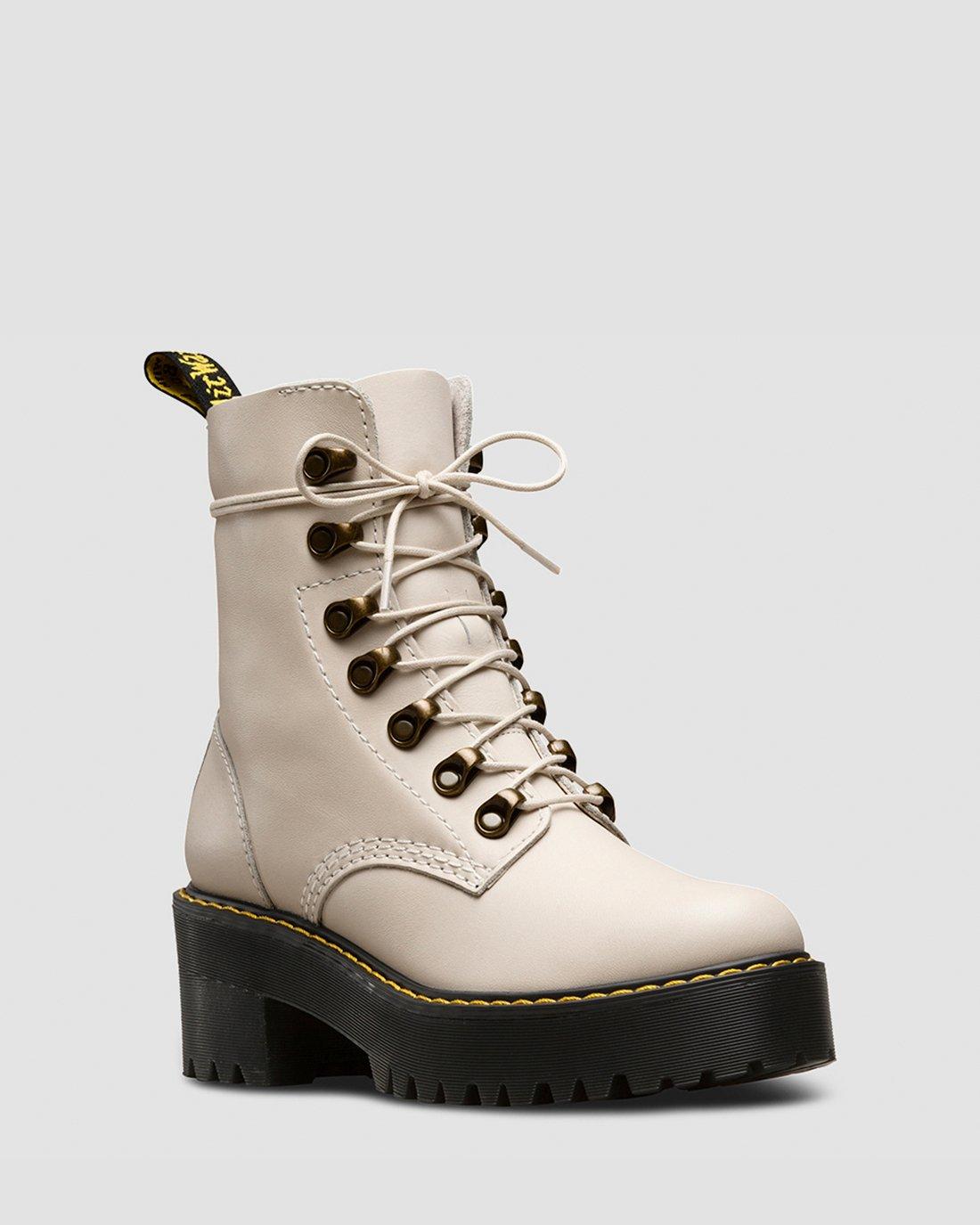 Cream colored store doc martens