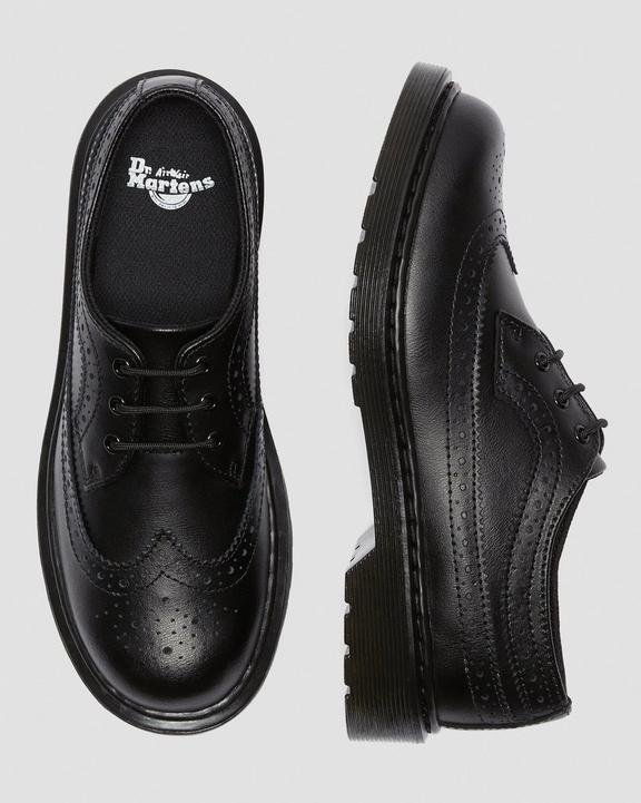 3989 YOUTH LEATHER BROGUE SHOES Dr. Martens