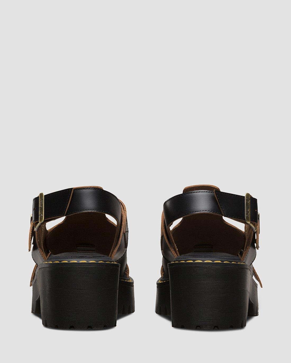 Dr.Martens ARIEL UK6 25cm 厚底レザーサンダル ブラック ARIEL in BLACK | Dr. Martens™