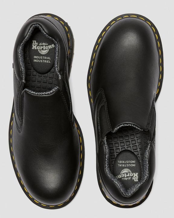 Dunston Steel Toe Full Grain Leather Work Shoes Dr. Martens