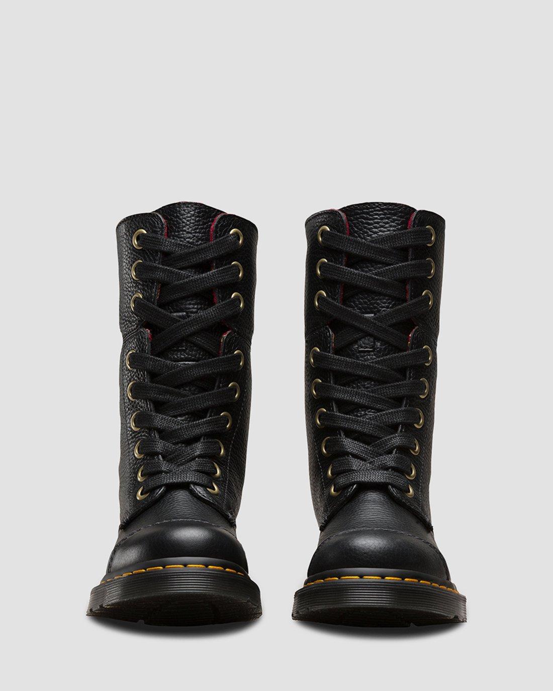 DR MARTENS Aimilita Women's Leather Tall Boots