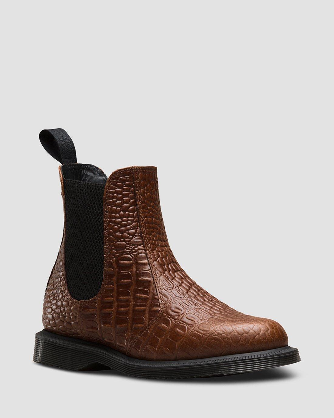 Flora Croc in DARK BROWN | Dr. Martens™