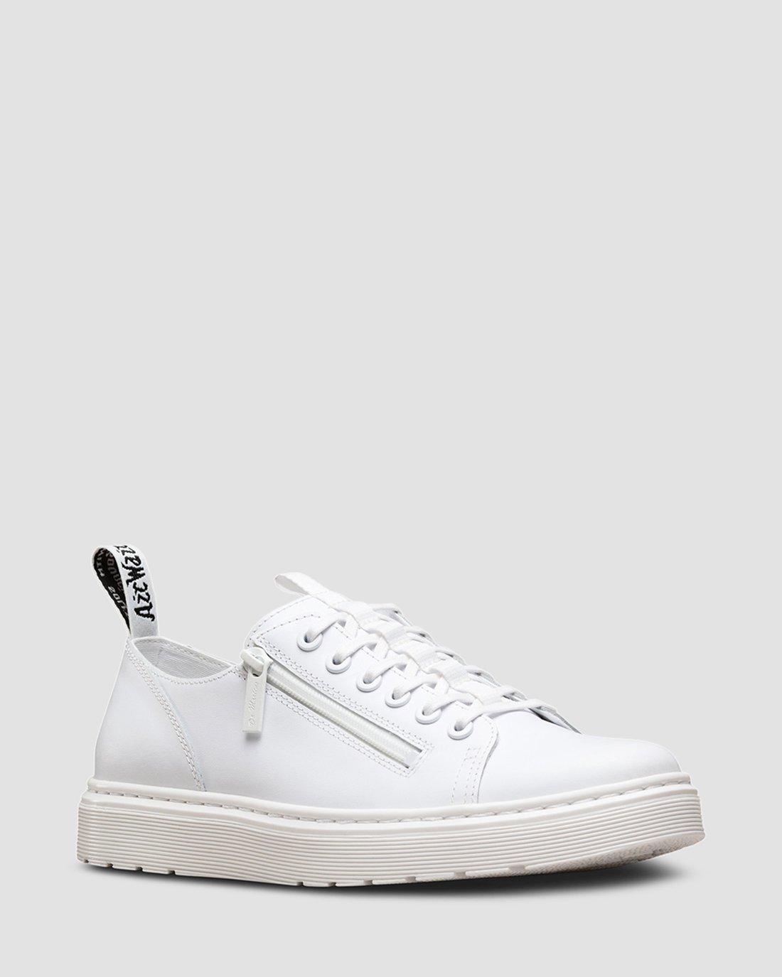 Dr. Martens Dante Leather Sneakers in White for Men