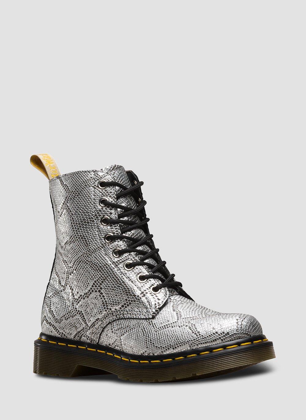 Vegan Metallic Pascal in SILVER | Dr. Martens™