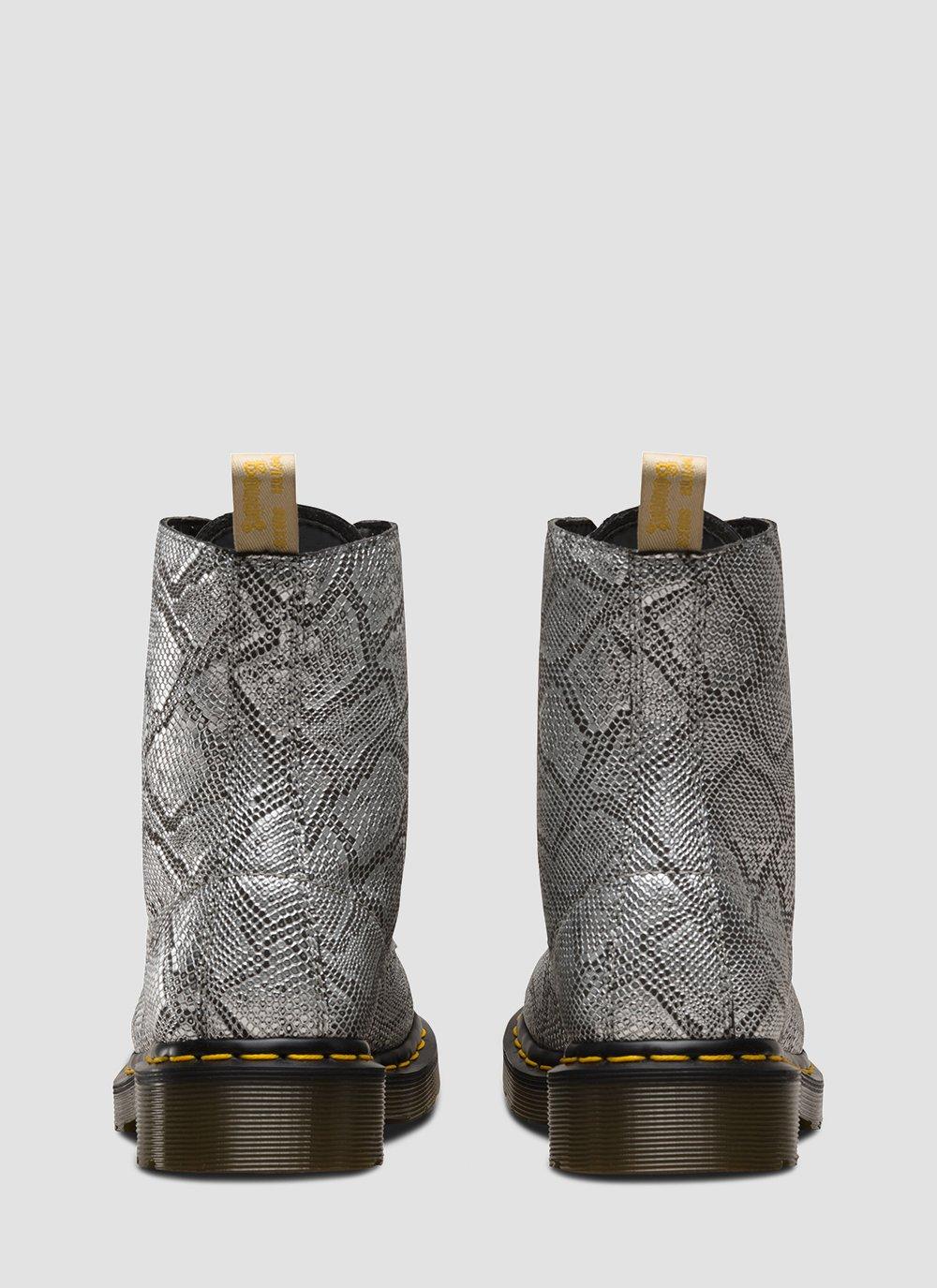 Vegan Metallic Pascal in SILVER | Dr. Martens™