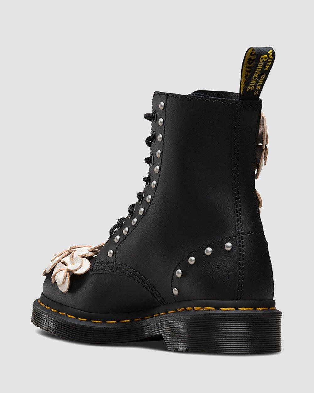 dr martens 3d flower boots