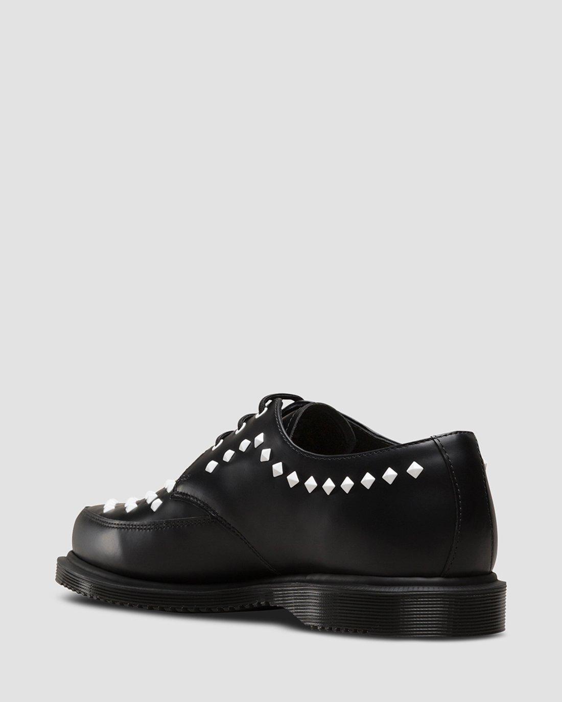 極美品 ドクターマーチン WILLIS スタッズ クリーパーシューズ UK9 黒 Willis Stud in BLACK | Dr. Martens™