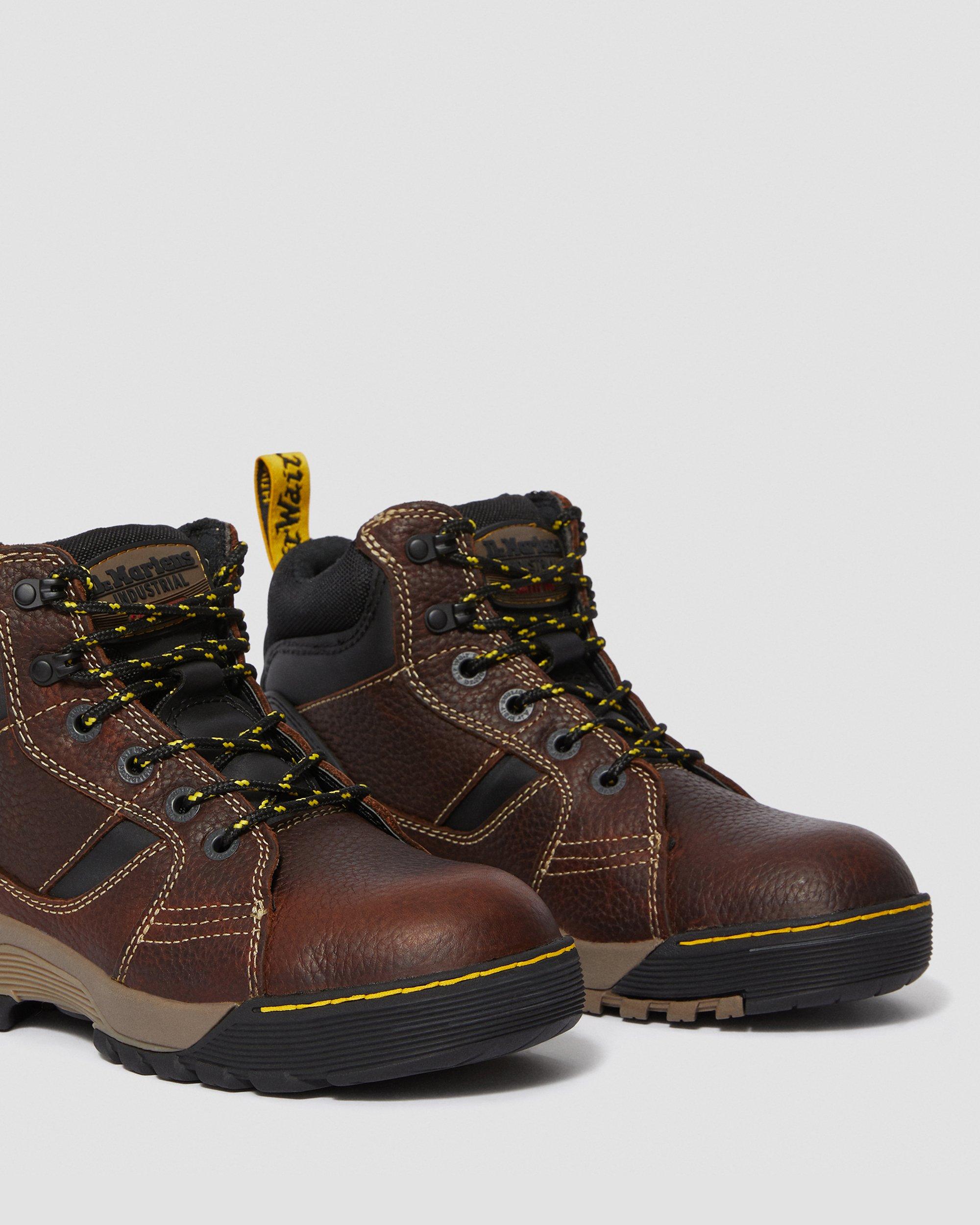 Grapple Steel Toe in TEAK+BLACK | Dr. Martens™