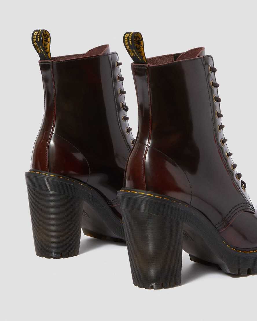 oyun alanı Tanrının solucan  Kendra Women's Arcadia Leather Heeled Boots | Dr. Martens