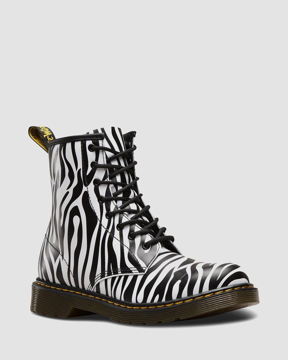 Youth 1460 Zebra in BLACK+WHITE | Dr. Martens™